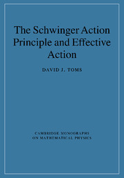 Couverture de l’ouvrage The Schwinger Action Principle and Effective Action