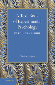 Couverture de l’ouvrage A Text-Book of Experimental Psychology: Volume 1, Text-Book