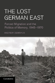 Couverture de l’ouvrage The Lost German East
