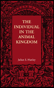 Cover of the book The Individual in the Animal Kingdom