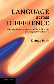 Cover of the book Language across Difference