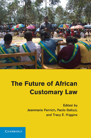 Couverture de l’ouvrage The Future of African Customary Law