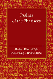 Couverture de l’ouvrage Psalms of the Pharisees