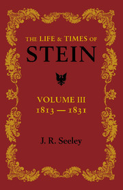 Couverture de l’ouvrage The Life and Times of Stein: Volume 3
