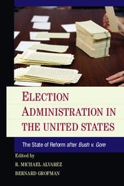 Couverture de l’ouvrage Election Administration in the United States
