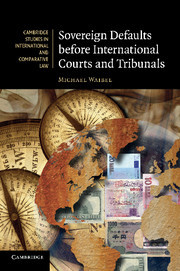Cover of the book Sovereign Defaults before International Courts and Tribunals