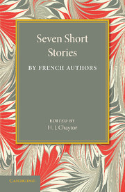 Couverture de l’ouvrage Seven Short Stories by French Authors