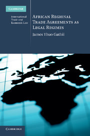 Couverture de l’ouvrage African Regional Trade Agreements as Legal Regimes