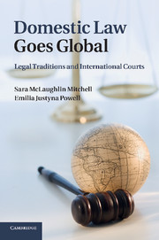 Couverture de l’ouvrage Domestic Law Goes Global