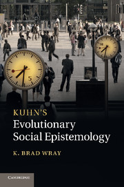 Couverture de l’ouvrage Kuhn's Evolutionary Social Epistemology