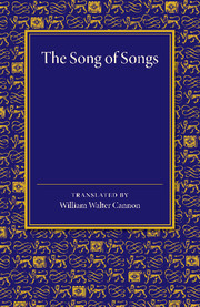 Couverture de l’ouvrage The Song of Songs