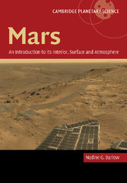 Couverture de l’ouvrage Mars: An Introduction to its Interior, Surface and Atmosphere