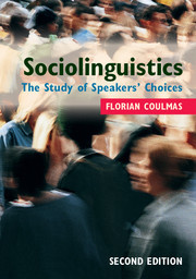 Couverture de l’ouvrage Sociolinguistics