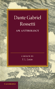Couverture de l’ouvrage Dante Gabriel Rossetti