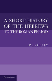 Couverture de l’ouvrage A Short History of the Hebrews to the Roman Period