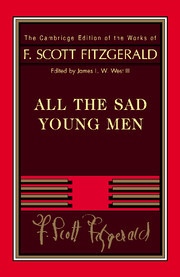 Couverture de l’ouvrage Fitzgerald: All The Sad Young Men
