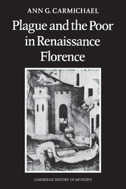 Couverture de l’ouvrage Plague and the Poor in Renaissance Florence