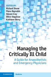 Cover of the book Managing the Critically Ill Child