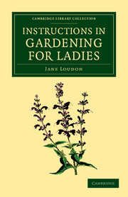Couverture de l’ouvrage Instructions in Gardening for Ladies