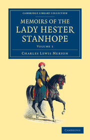 Couverture de l’ouvrage Memoirs of the Lady Hester Stanhope