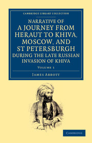 Couverture de l’ouvrage Narrative of a Journey from Heraut to Khiva, Moscow, and St Petersburgh during the Late Russian Invasion of Khiva