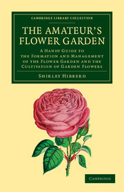 Couverture de l’ouvrage The Amateur's Flower Garden