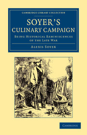 Couverture de l’ouvrage Soyer's Culinary Campaign