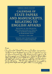 Couverture de l’ouvrage Calendar of State Papers and Manuscripts, Relating to English Affairs