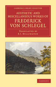 Cover of the book The Aesthetic and Miscellaneous Works of Frederick von Schlegel