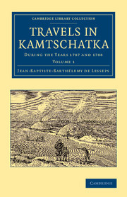 Couverture de l’ouvrage Travels in Kamtschatka: Volume 1