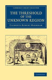 Couverture de l’ouvrage The Threshold of the Unknown Region