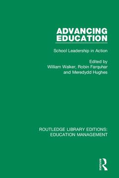 Couverture de l’ouvrage Advancing Education