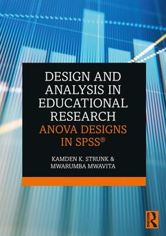 Couverture de l’ouvrage Design and Analysis in Educational Research