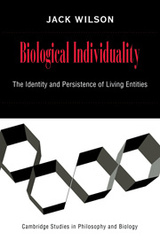Cover of the book Biological Individuality