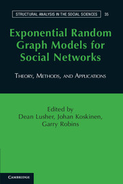 Couverture de l’ouvrage Exponential Random Graph Models for Social Networks