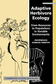 Couverture de l’ouvrage Adaptive Herbivore Ecology