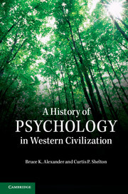 Couverture de l’ouvrage A History of Psychology in Western Civilization