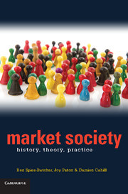 Couverture de l’ouvrage Market Society