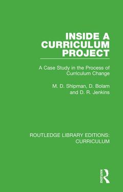 Cover of the book Inside a Curriculum Project