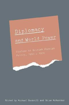 Couverture de l’ouvrage Diplomacy and World Power