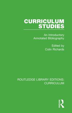 Cover of the book Curriculum Studies