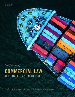 Couverture de l’ouvrage Sealy and Hooley's Commercial Law