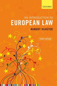 Couverture de l’ouvrage An Introduction to European Law