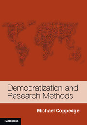 Couverture de l’ouvrage Democratization and Research Methods
