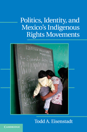 Couverture de l’ouvrage Politics, Identity, and Mexico’s Indigenous Rights Movements
