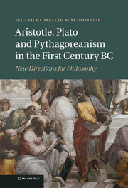 Cover of the book Aristotle, Plato and Pythagoreanism in the First Century BC