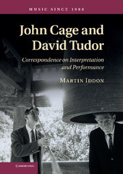 Couverture de l’ouvrage John Cage and David Tudor