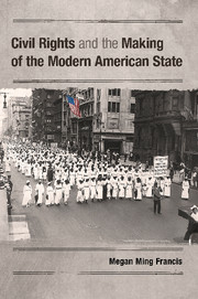 Couverture de l’ouvrage Civil Rights and the Making of the Modern American State