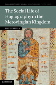 Couverture de l’ouvrage The Social Life of Hagiography in the Merovingian Kingdom