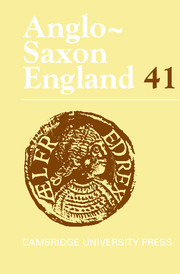 Couverture de l’ouvrage Anglo-Saxon England: Volume 41